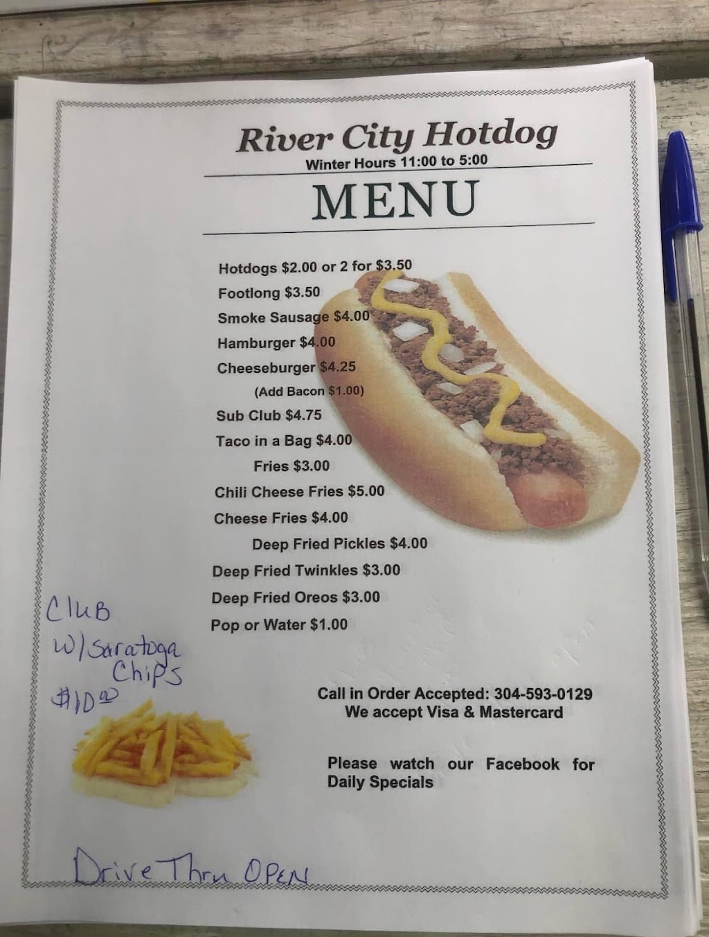 River City Hot Dogs | meal takeaway | WV-62, Mason, WV 25260, USA | 3045930129 OR +1 304-593-0129