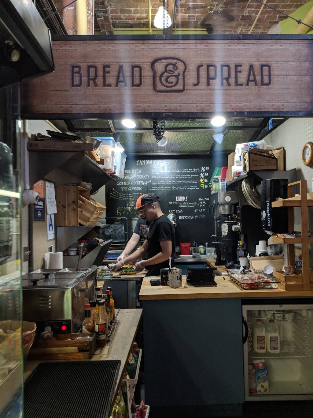 Bread & Spread | restaurant | 151 Front St, Brooklyn, NY 11201, USA | 7186252220 OR +1 718-625-2220