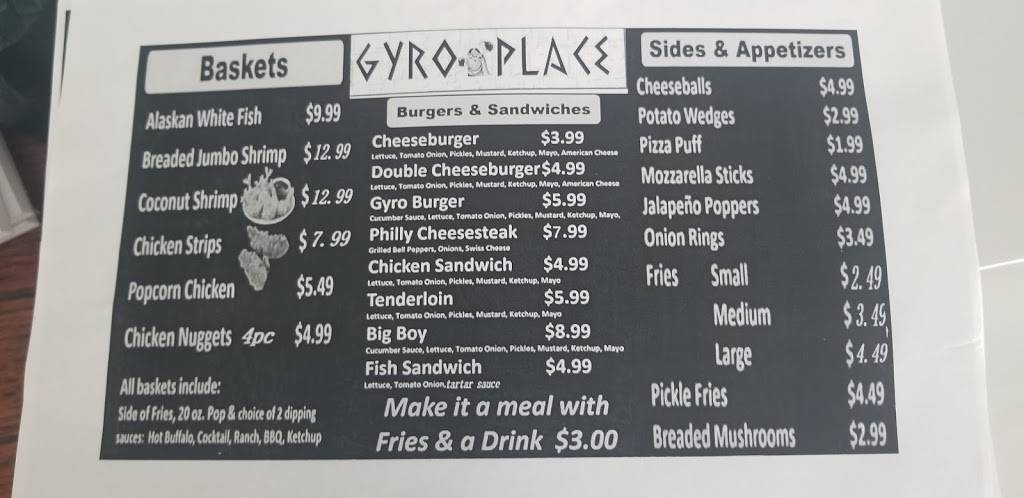 Gyro Place | restaurant | 300 Main Ave, Clear Lake, IA 50428, USA | 6413572525 OR +1 641-357-2525