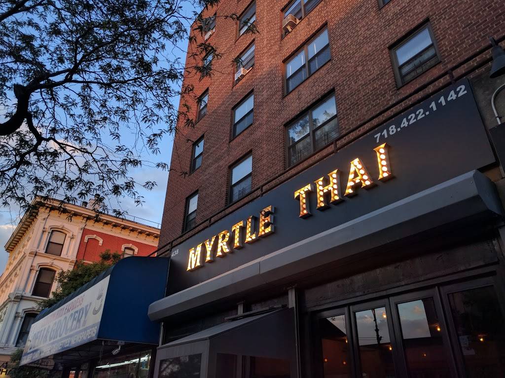 Myrtle Thai | restaurant | 438 Myrtle Ave, Brooklyn, NY 11205, USA | 7184221142 OR +1 718-422-1142