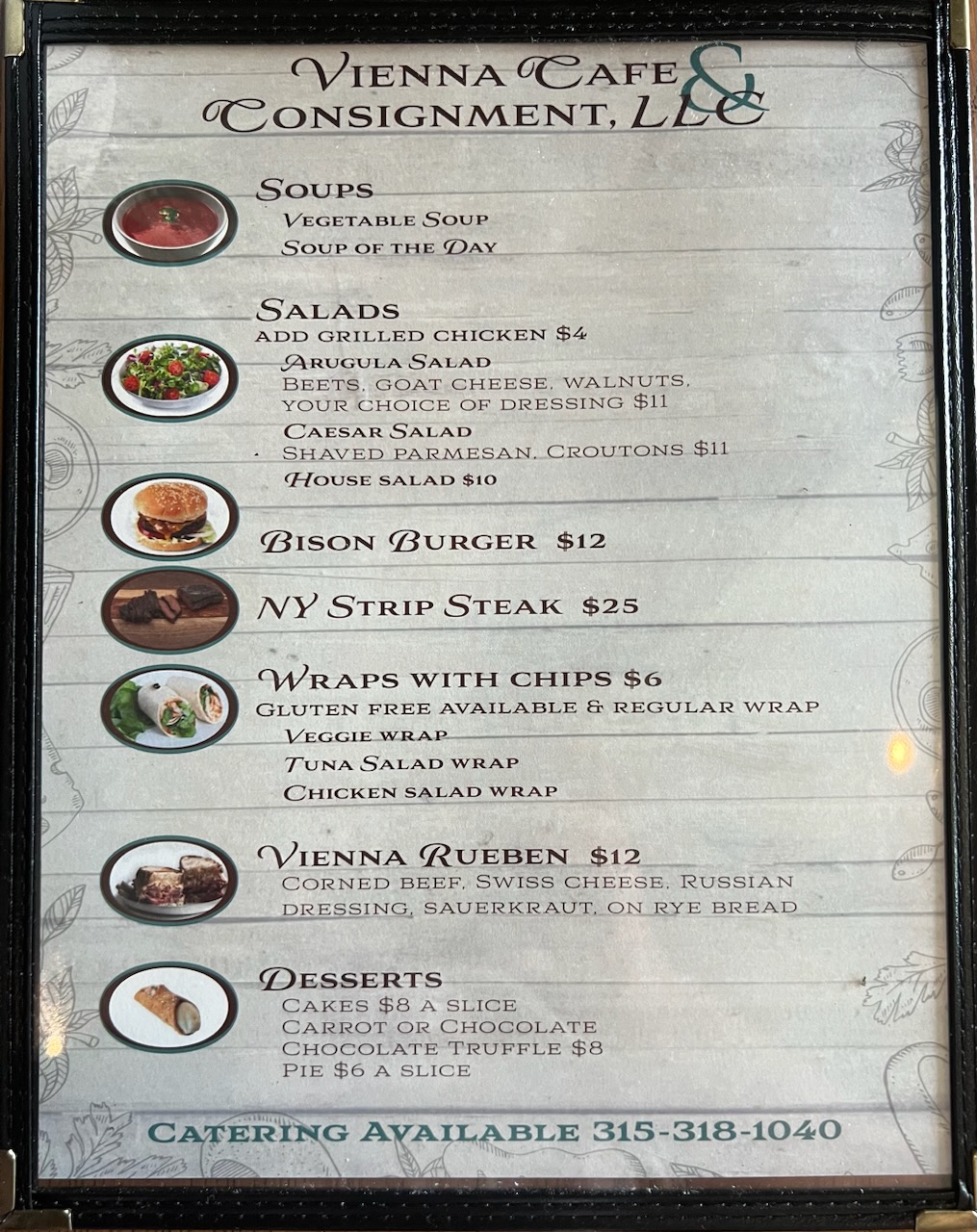 Vienna cafe and consignment LLC 102 US1, Phelps, NY 14532, USA