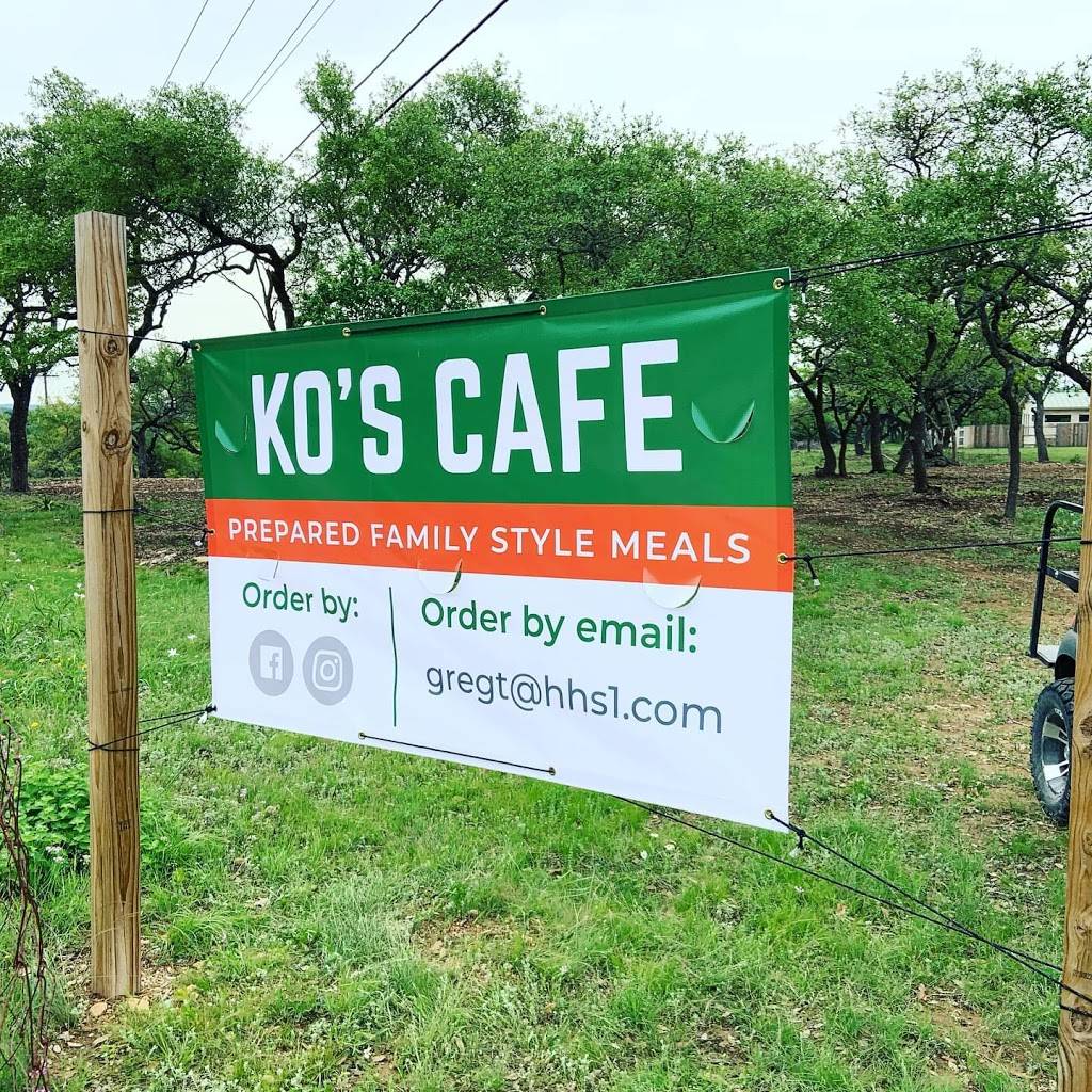 KOs Cafe | restaurant | 12495 Silver Creek Rd, Dripping Springs, TX 78620, USA | 5124221865 OR +1 512-422-1865