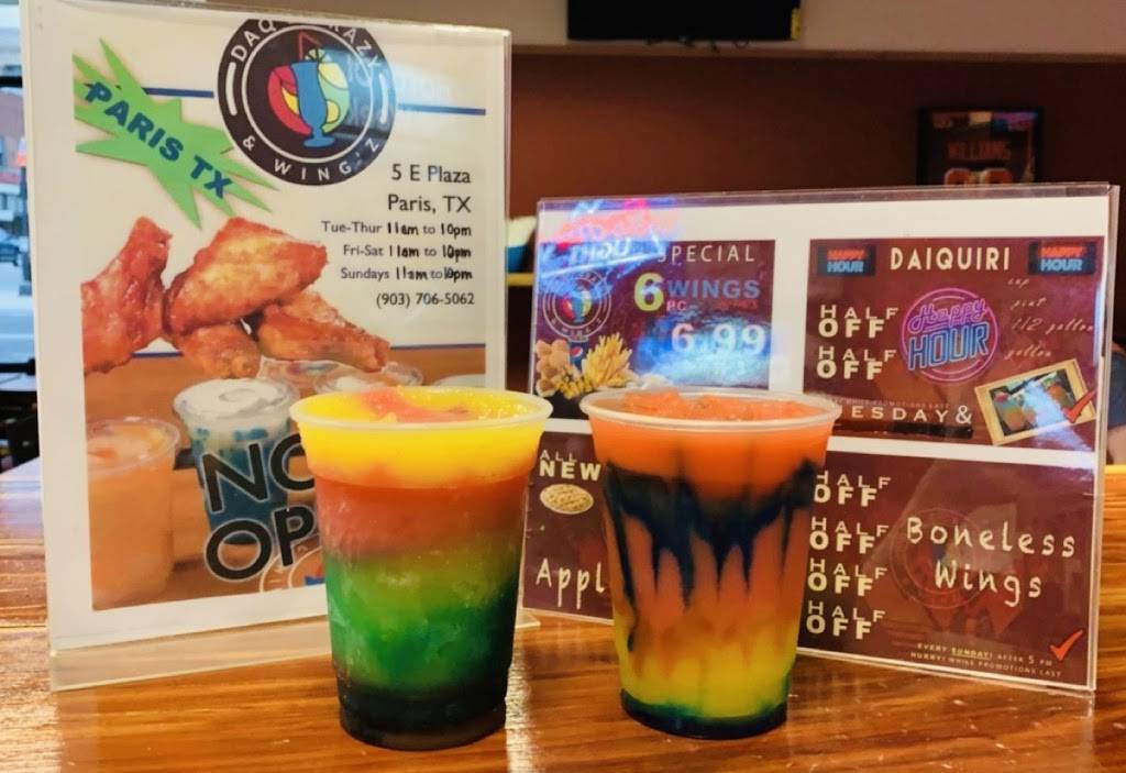 Daq’z Crazy & Wing’z | restaurant | 5 E Plaza, Paris, TX 75460, USA | 9037065062 OR +1 903-706-5062