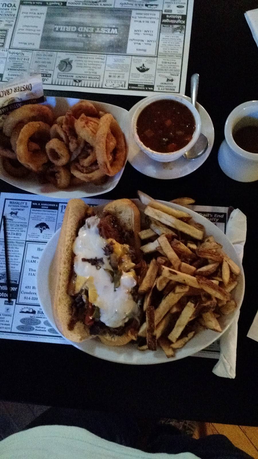 A&W West End Grill | restaurant | 431 US-6, Coudersport, PA 16915, USA | 8143203800 OR +1 814-320-3800