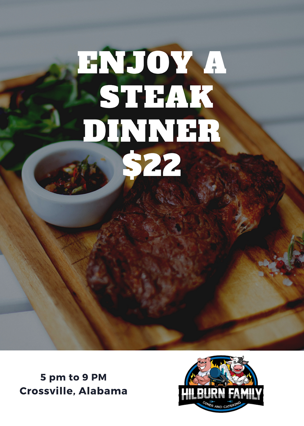 Hilburn Family Diner & Catering 19509 AL68, Crossville, AL 35962, USA